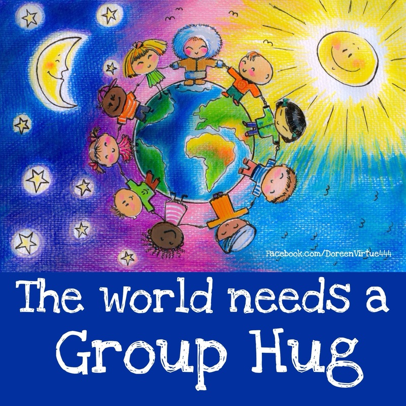 Doreen Virtue, the world needs a group hug, Mediumpraktijk Spirit Talks